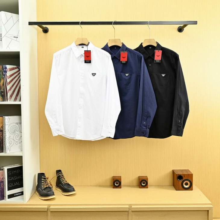 Picture of Armani Shirt Long _SKUArmaniM-4XLfxtx3525355